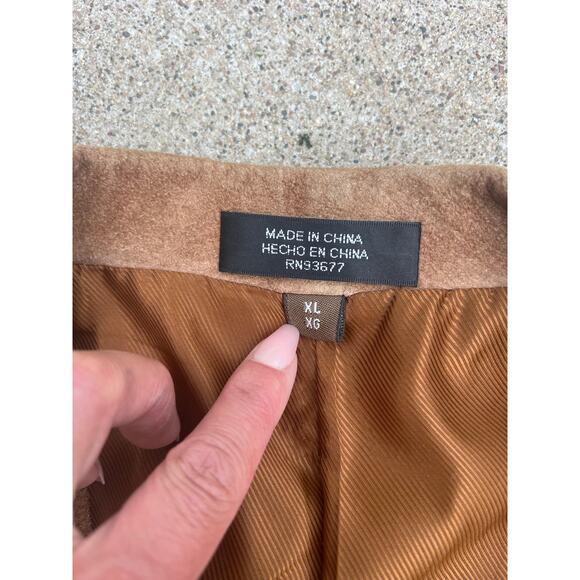 Vintage J. Ferrar Genuine Leather Front Pocket Blazer – Size XL - Picture 6 of 9